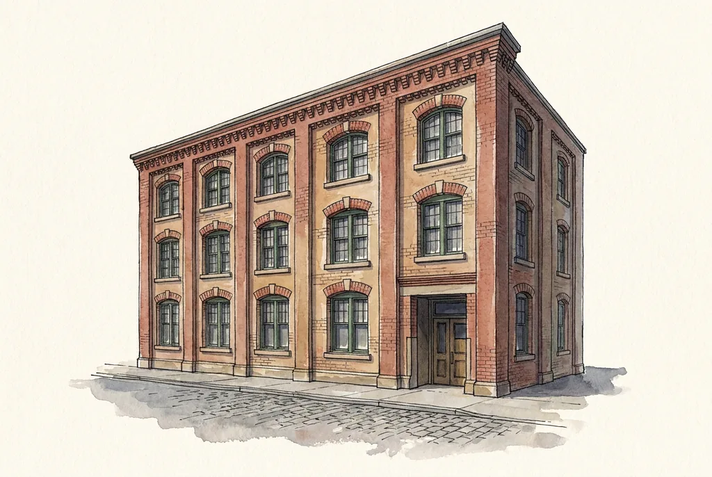 Illustration of Brockton Lofts, 20 Brockton Ave, Toronto