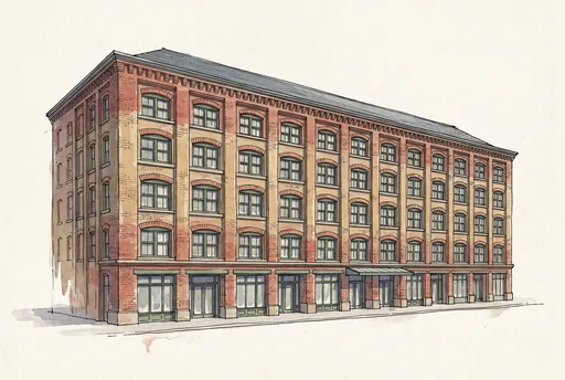 Illustration of Candy Factory Lofts