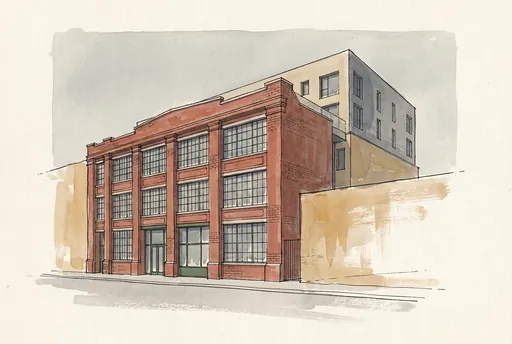 Illustration of Chocolate Company Lofts