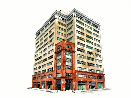 Illustration of Clock Tower Lofts