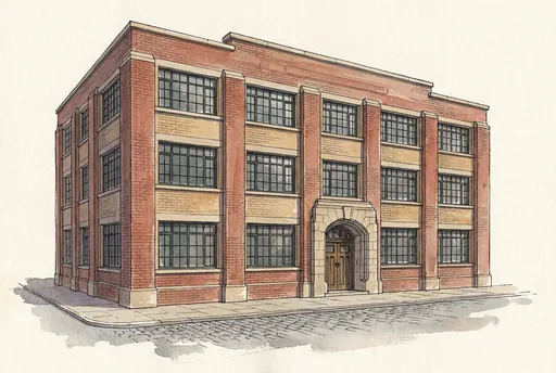 Illustration of Evening Telegram Lofts