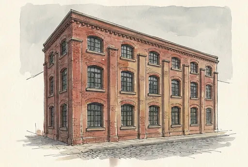 Illustration of Feather Factory Lofts
