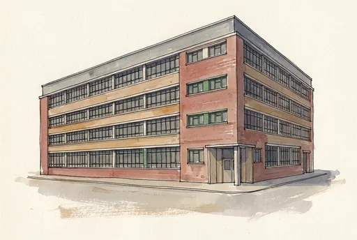 Illustration of Garment Factory Lofts