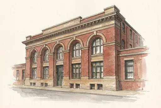 Illustration of General Electric Powerhouse Lofts