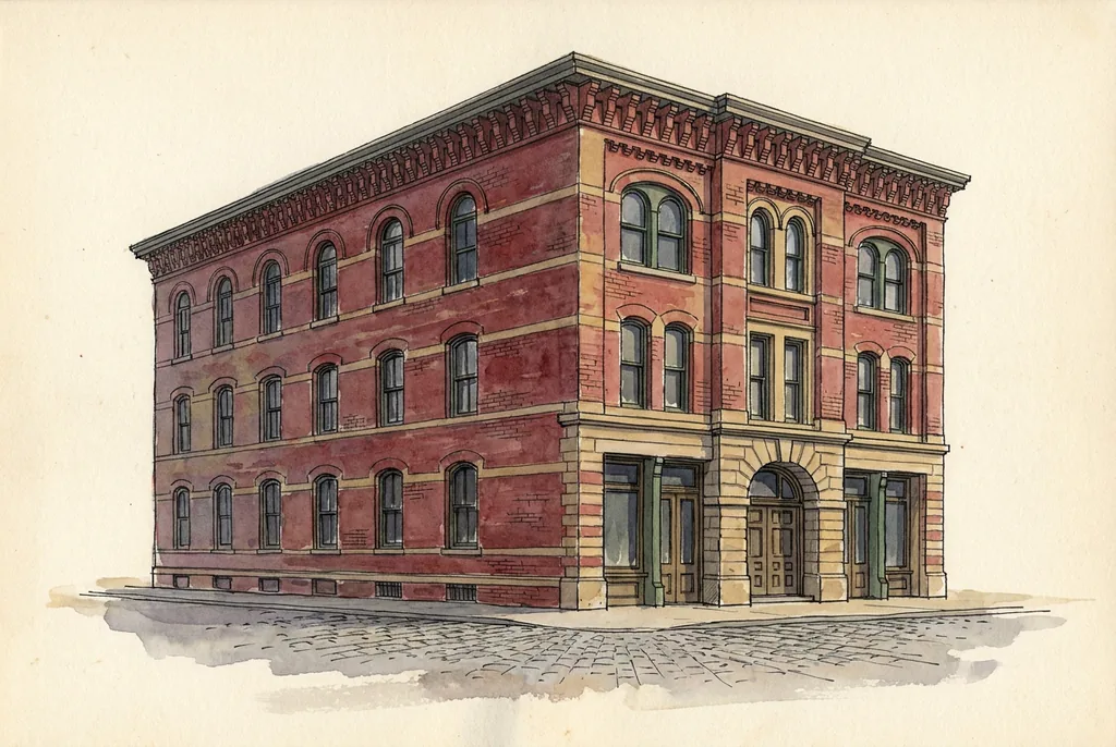 Illustration of Massey Harris Lofts, 915 King St W, Toronto
