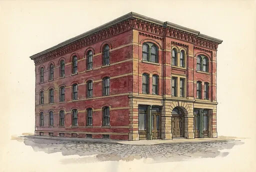 Illustration of Massey Harris Lofts
