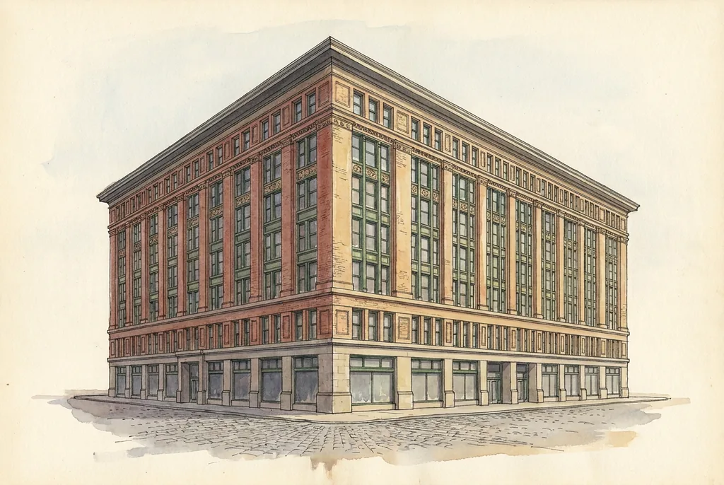 Illustration of Merchandise Lofts, 155 Dalhousie St, Toronto