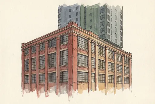 Illustration of Printing Factory Lofts