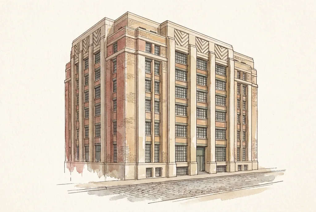 Illustration of Tip Top Lofts, 637 Lake Shore Blvd W, Toronto